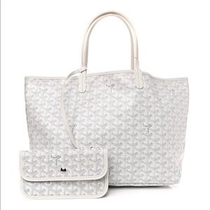 Goyard Goyardine Saint Louis PM White